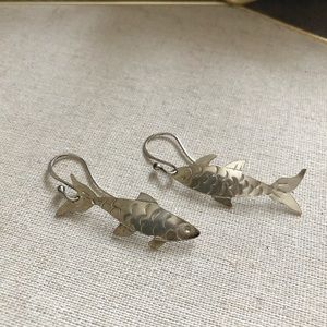 Jewelry - Silver fish earrings Jewelry - Silver fish earrings